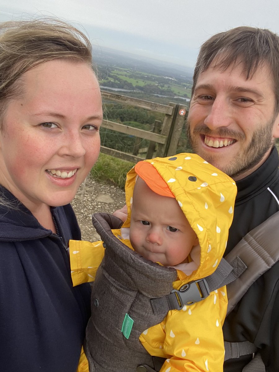 Up rivington pike, starting off easy. The babies face says it all 😂😂 “what is going on here” 😂