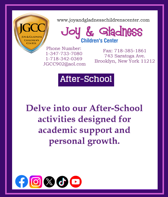Joy & Gladness Children's Center (@joygladnesscc) on Twitter photo #joygladnesschildrenscenter#joyandgladnesschildrenscenter.com#Joy&GladnessChildrensCenter#Joy&GladnessChildrensCenter743SaratogaAve.Brooklyn,NewYork11212#Joy&GladnessChildrensCenteNY#13477337080#17183420369#JGCC902@aol.com#ChildrensCenter#ChildrensCenterbrooklynnewyork #joygladnesschildrenscenter#joyandgladnesschildrenscenter.com#Joy&GladnessChildrensCenter#Joy&GladnessChildrensCenter743SaratogaAve.Brooklyn,NewYork11212#Joy&GladnessChildrensCenteNY#13477337080#17183420369#JGCC902@aol.com#ChildrensCenter#ChildrensCenterbrooklynnewyork