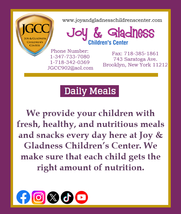 Joy & Gladness Children's Center (@joygladnesscc) on Twitter photo #joygladnesschildrenscenter#joyandgladnesschildrenscenter.com#Joy&GladnessChildrensCenter#Joy&GladnessChildrensCenter743SaratogaAve.Brooklyn,NewYork11212#Joy&GladnessChildrensCenteNY#13477337080#17183420369#JGCC902@aol.com#ChildrensCenter#ChildrensCenterbrooklynnewyork #joygladnesschildrenscenter#joyandgladnesschildrenscenter.com#Joy&GladnessChildrensCenter#Joy&GladnessChildrensCenter743SaratogaAve.Brooklyn,NewYork11212#Joy&GladnessChildrensCenteNY#13477337080#17183420369#JGCC902@aol.com#ChildrensCenter#ChildrensCenterbrooklynnewyork