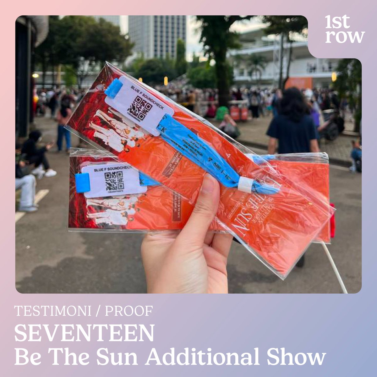 Firstrow_tix's tweet photo. Testimoni SEVENTEEN Be The Sun
#testifirstrow #SEVENTEEN #BeTheSun https://t.co/plWd9MUWhG