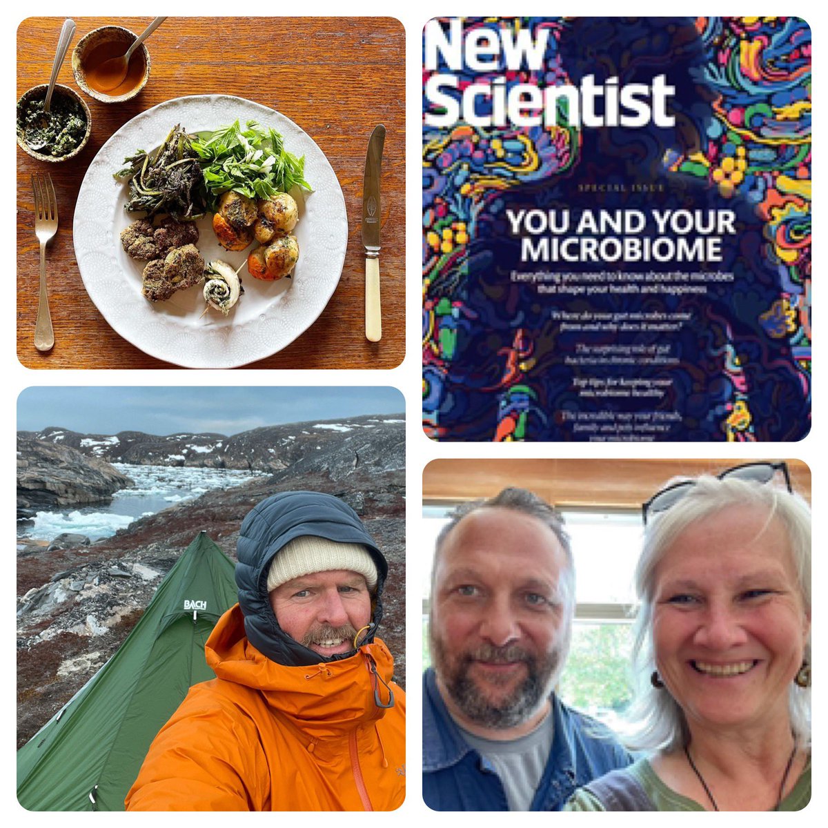 As @newscientist goes big on microbiomes in a👌 special edition, at @BBCFoodProg we’re fine-tuning our own. For months we followed @monicawilde & 30 foragers on a wild diet + @mikekeencooks on an Inuit diet. How did their bodies, health (& microbes change)? @BBCRadio4 Oct 15.