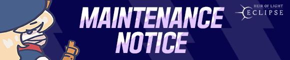 HOL_Eclipse's tweet photo. Heirs! A new update is coming soon!

[Schedule]
⏰10/10 04:00 ~ 09:00 (UTC) 
 
[Details]
🆕Chapters
🆕Servants
✧ Purifier, Lucrecia
✧ Protector, Mabel
🆕System
✧ Corrupted Waterway Annihilation
🆕Event
✧ Mysterious Servant

Stay tuned!   

#HOL_Eclipse #Update #Maintenance https://t.co/C0DEHhyMP7