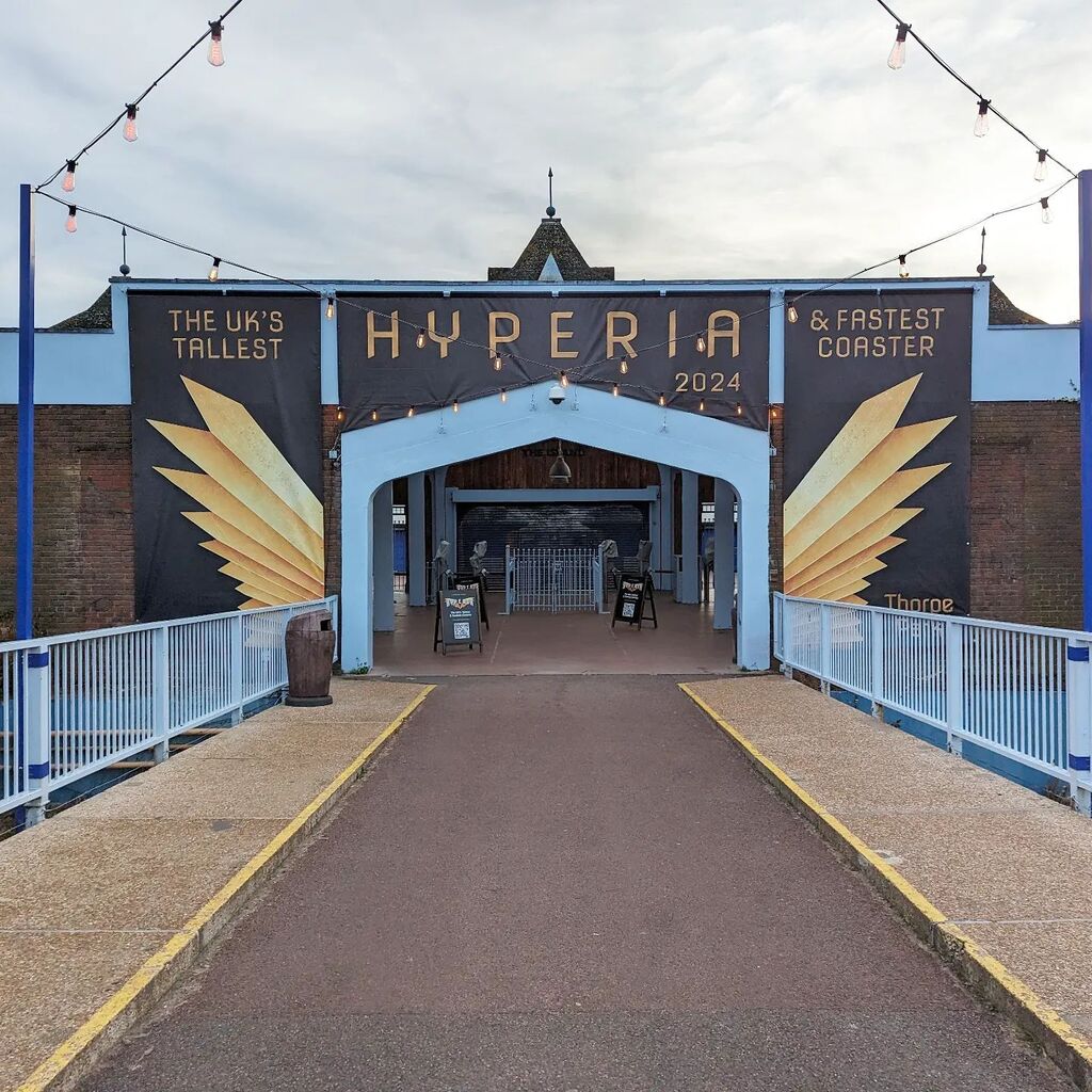 Good morning from Thorpe Park!

Are you excited about the Hyperia name reveal?

#Hyperia #ThorpePark #NewRide