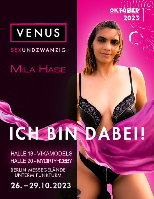 Wen von euch Hasen sehr ich alles auf der Venus ?   #venusberlin #Berlin #camgirlِ https://t.co/qO74<a href="/tag/berlin"class="tags"><span>#berlin</span></a><a href="/tag/venusberlin"class="tags"><span>#venusberlin</span></a><a href="/tag/camgirl%D9%90"class="tags"><span>#camgirlِ</span></a>