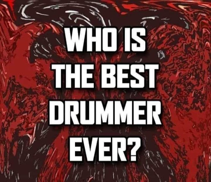 And go! #BestDrummer