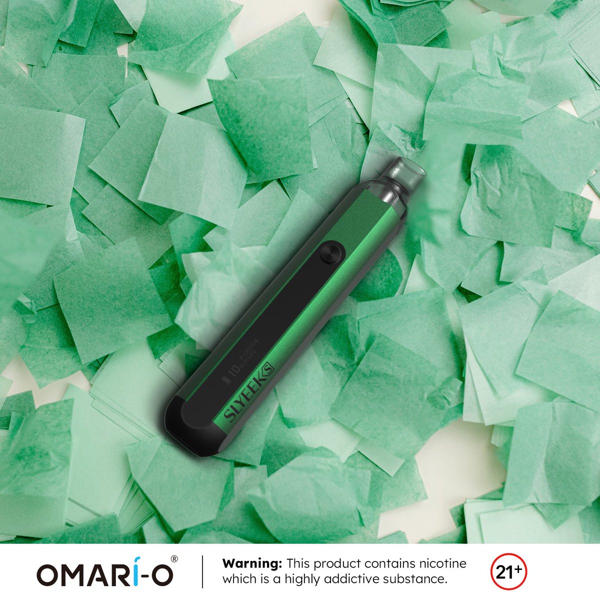 omarioofficial's tweet photo. Inhale the future, exhale the past
Omario SLYEEKS
Warning: This product contains nicotine you must be of legal age to vape.
#life #omario #teamak #pod #vapelife #vapetime #vapecity #vapegirl #vapenation #vapelove #vapeshop #vapeface #WellnessFriday https://t.co/Ex5xKDbtGr
