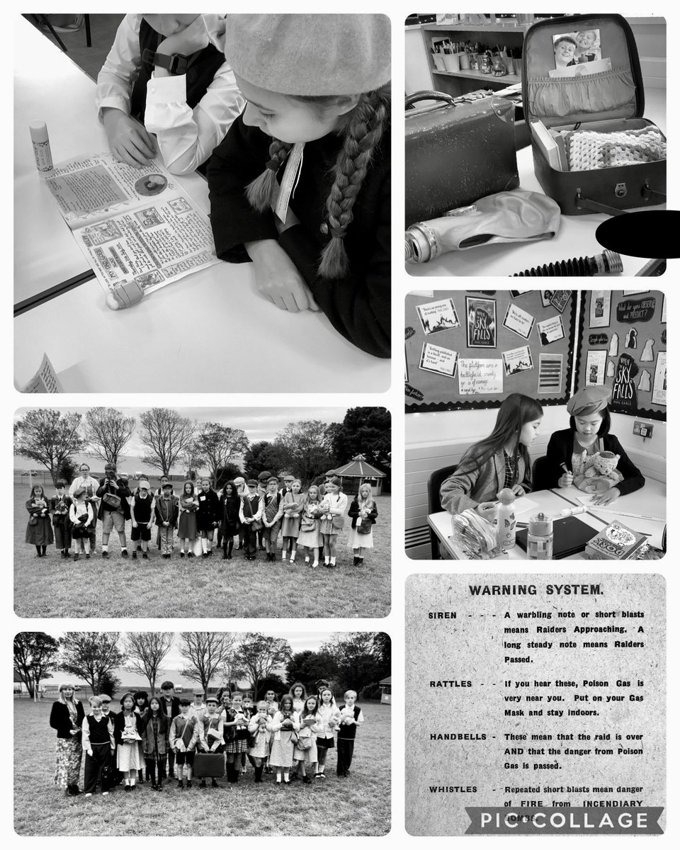 SullyPS's tweet photo. A marvellous start to our immersive ‘in character’ day in #SPSYear6 for our topic, Wars Of The World! #SPSCurious #SPSExpressiveArts #WW2 https://t.co/thntb6qu5X