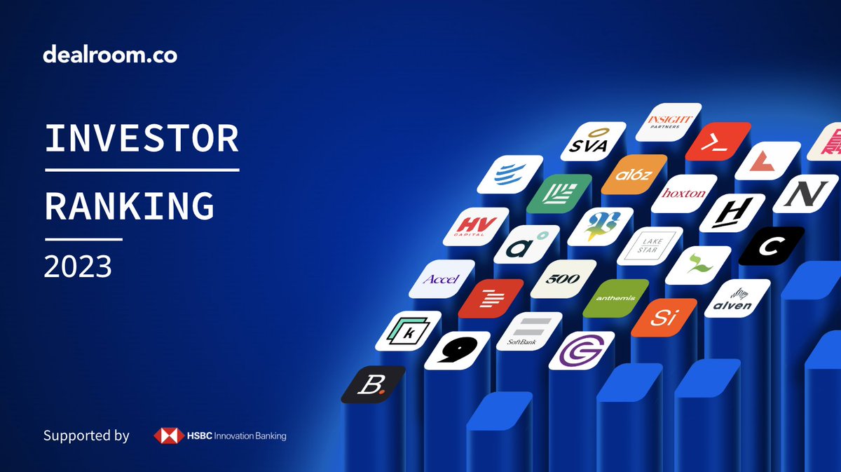 💰 The VC Investor Rank 2023 is here!

The only quantitative, transparent ranking of the world’s top venture capital investors. We're excited to unveil the 2023 list, supported by <a href="/HSBCInnovation/">HSBC Innovation Banking</a> 

dealroom.co/guides/vc-inve…