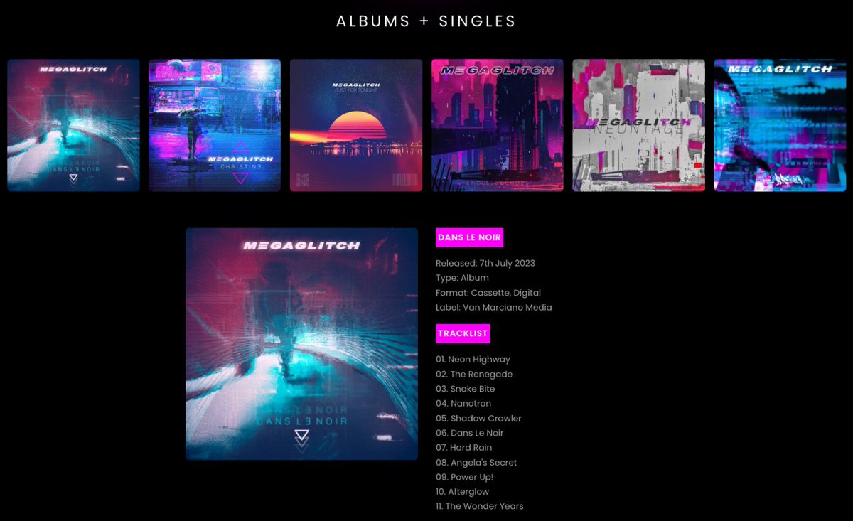 #bandcampfriday super deal! 🔥Get my full discography for just £5.60 Grab it here megaglitch.bandcamp.com/album/dans-le-…