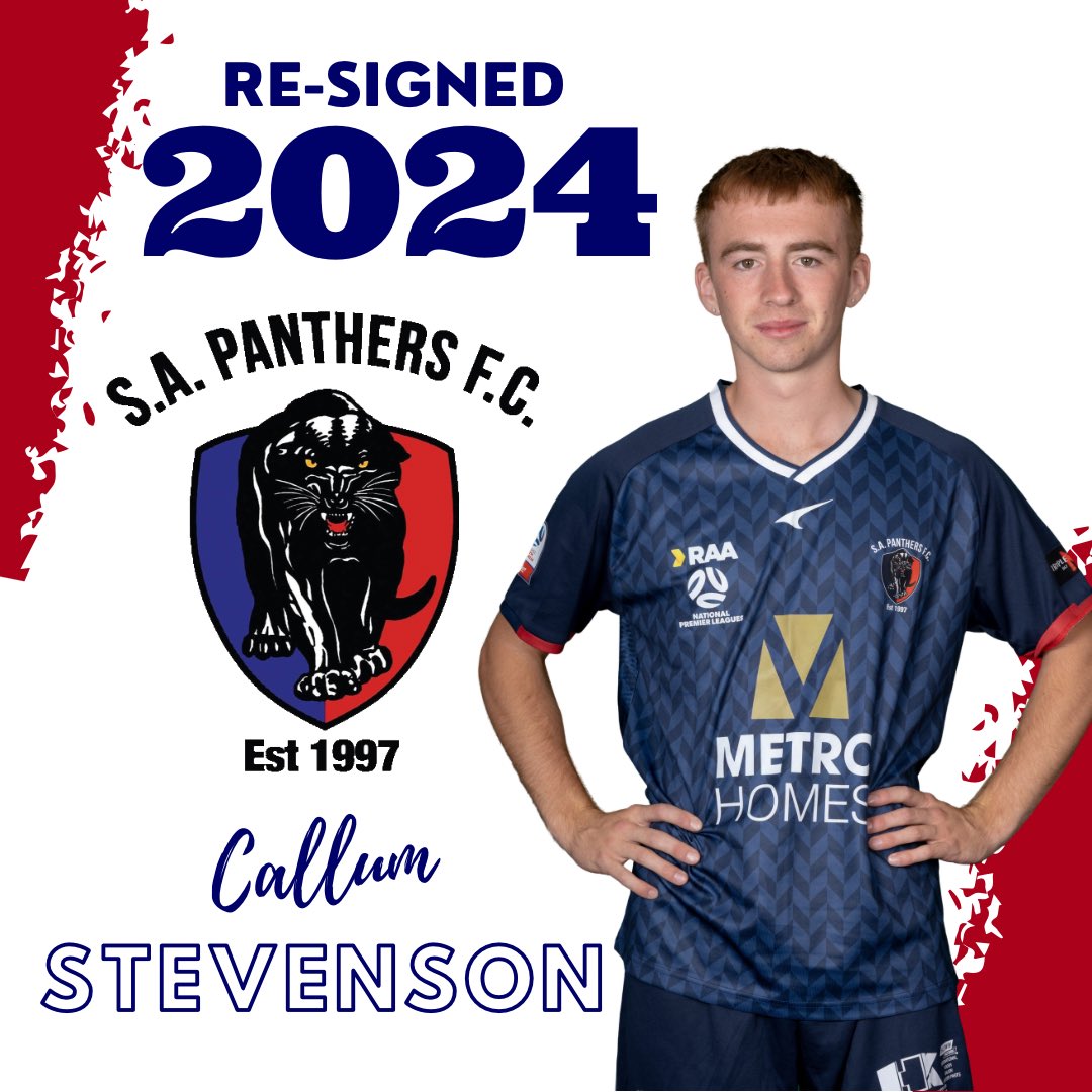 Cal Stevenson is back for 2024 after back to back SAPFC reserves best and fairest awards 👍