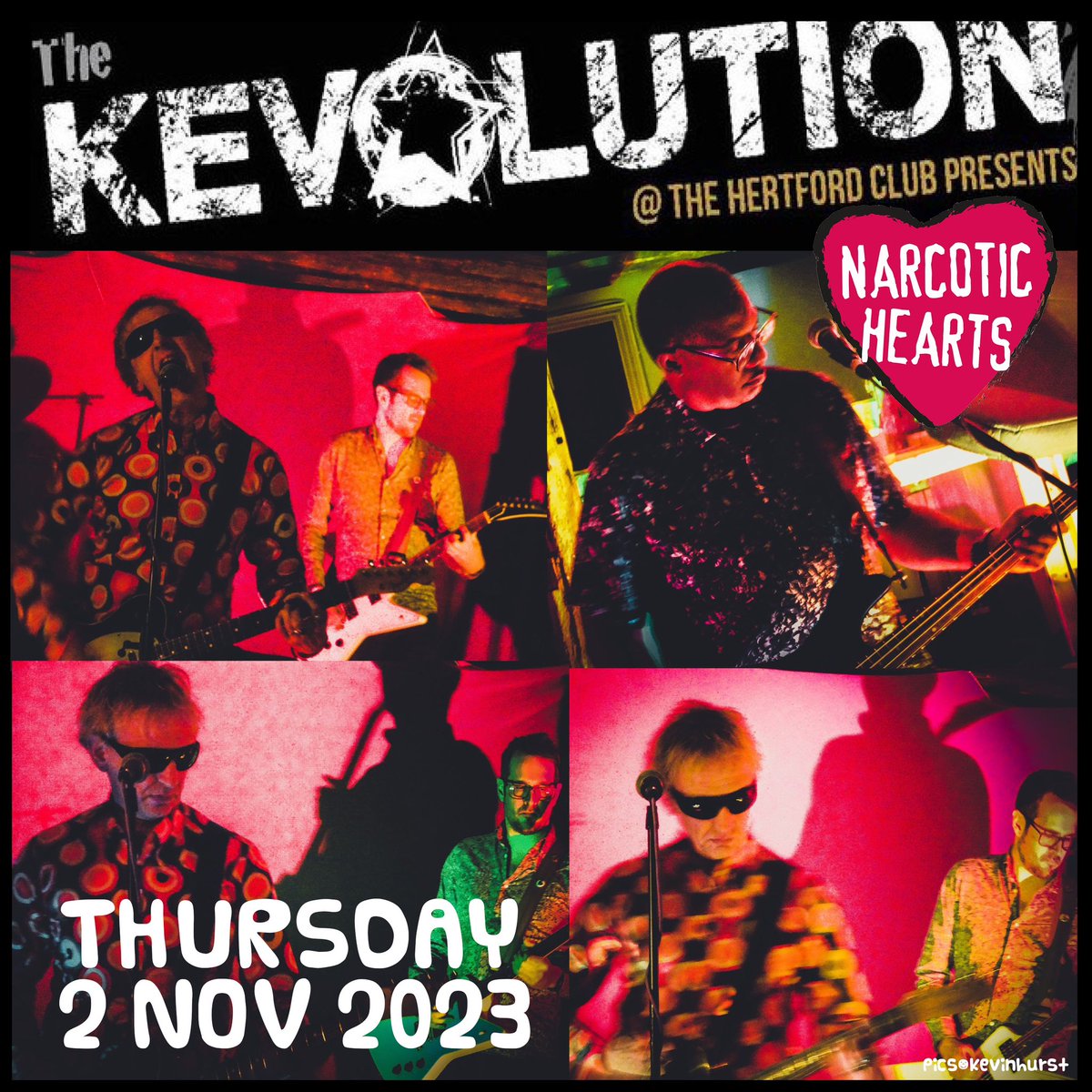 PerfectPopCoOp's tweet image. Next ppco action in Hertford sees #narcotichearts return to @kevinsaunders33 @HertfordclubUK