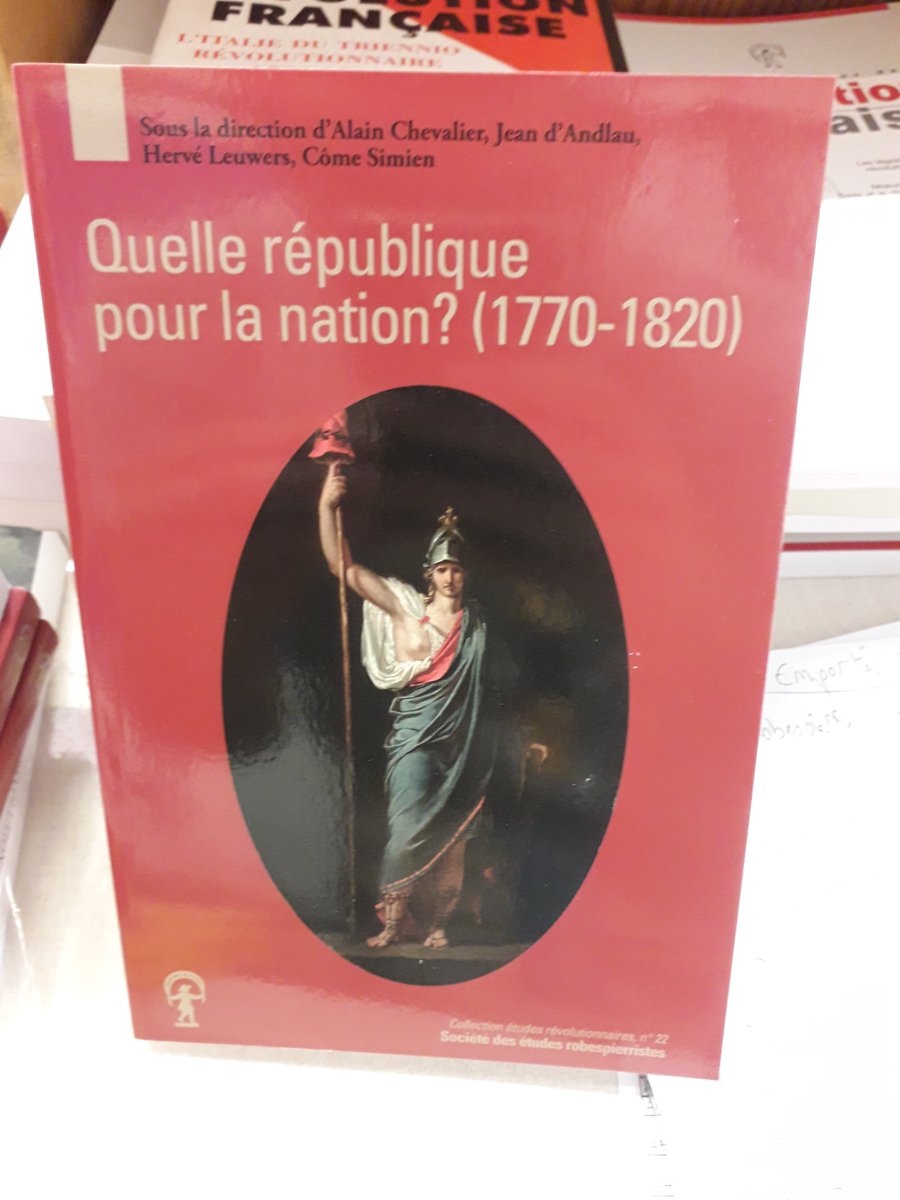 Notre petit dernier est arrivé. Venez vite le découvrir en avant-première sur notre stand <a href="/ContactSer/">Société des Études Robespierristes</a> <a href="/AhrfRevue/">Annales Historiques de la Révolution française</a>.