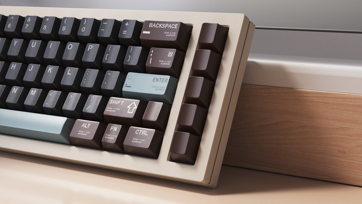 Retro Vibes 🎹✨

Behold the DR-70F keyboard, decked out with vintage-inspired keycaps that'll transport you back in time! 🕰️💾

#RetroKeyboard #VintageVibes #KeyboardGoals #DaringRun #70F #70FKeyboard #customkeyboards #customkeyboard #keeb #keebs #mechanicalkeyboard #desksetup