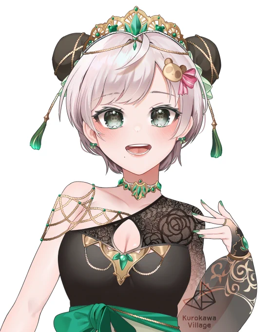 【お仕事告知】パンダ乱華( )様の新衣装を担当させていただきました! 