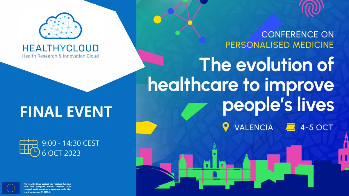 HealthyCloudEU's tweet image. HealthyCloud&apos;s Final event starting in a few minutes ➡️ow.ly/PXHt50PTLrI

#personalisedmedicine #HPC
@EoscLife @eupatientsforum @iacs_aragon @ECRIN_ERIC @BBMRIERIC @ELIXIREurope @BSC_CNS