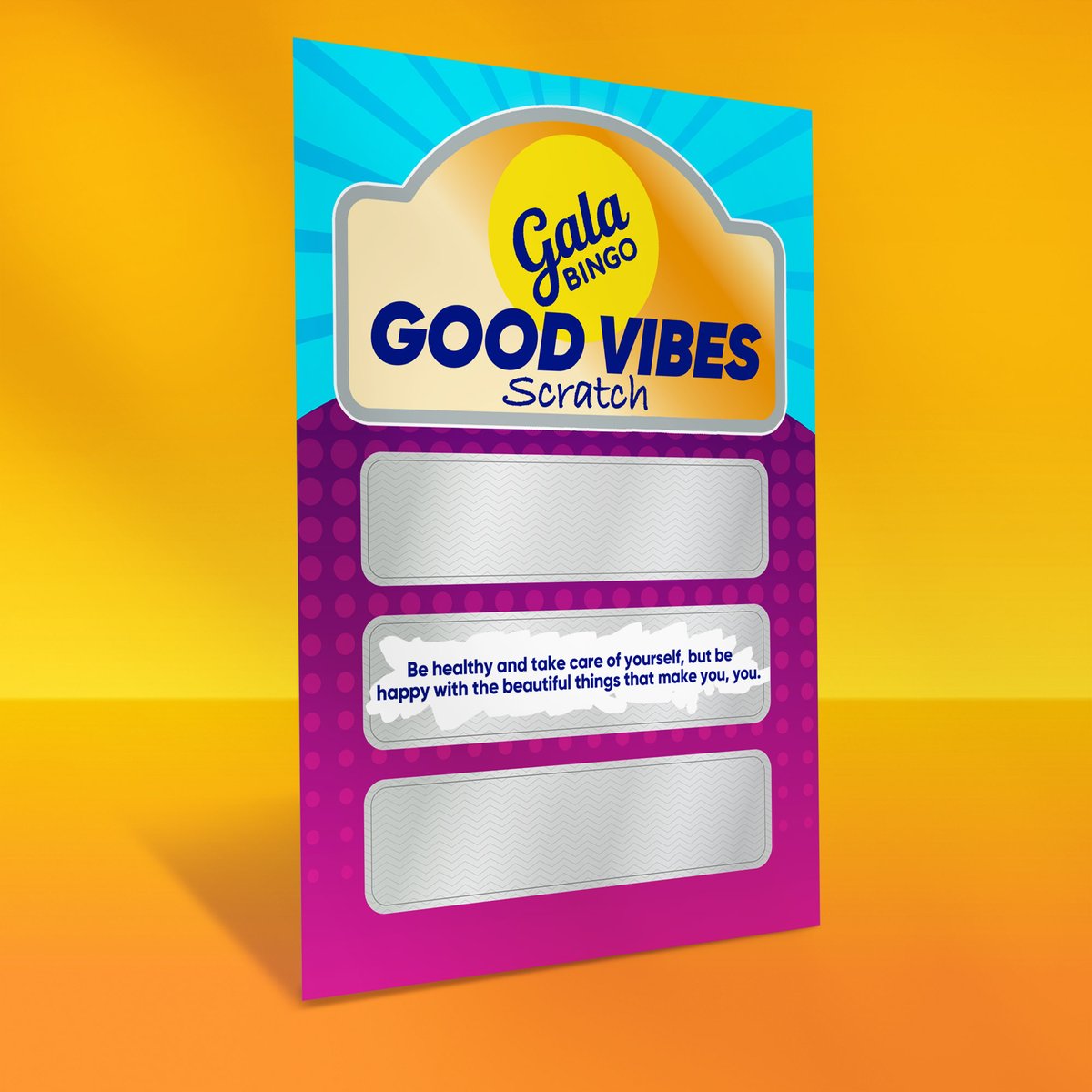 GalaBingo's tweet photo. Here's a little message to brighten your day!
If you're in the mood for some fun, It's a modern twist on classic paper scratch cards! 🎉
Visit our website, scratch to match, and let luck be on your side!#GalaBingo #ScratchToWin #GetLucky https://t.co/olCf0ZEm86