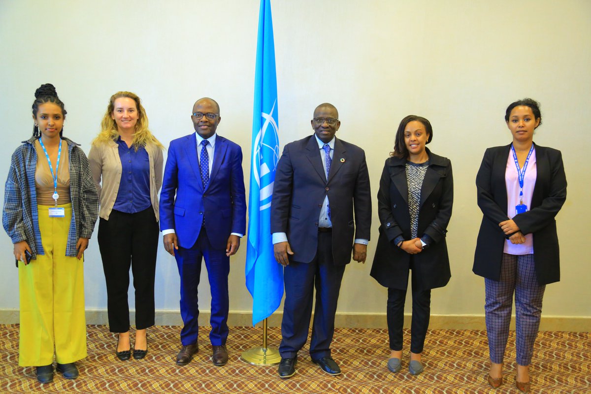 Bilateral discussions between Dr Cosmas Zavazava  @ITUBDTDirector & ECA @Moctar18 explored enhanced collaboration on experts' group linkage, capacity building, infrastructure & connectivity fronts - at the margins of the 2023 #ITU Regional Dev't Forum #ITURDF in Addis Ababa.