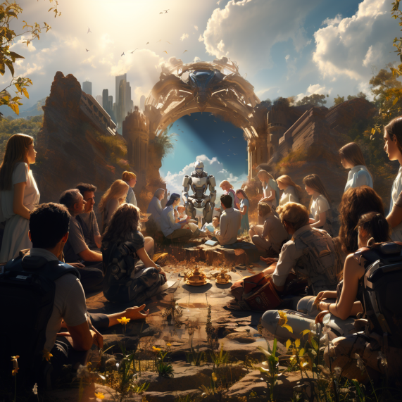 ALeajay01's tweet photo. "Godbots" are AI chatbots for moral advice, even embodying religious figures. They offer clear answers, tapping into our human desire for certainty, leading to AI being seen as divine by some. #AI #Ethics #Godbots https://t.co/OsJS3aZmDP