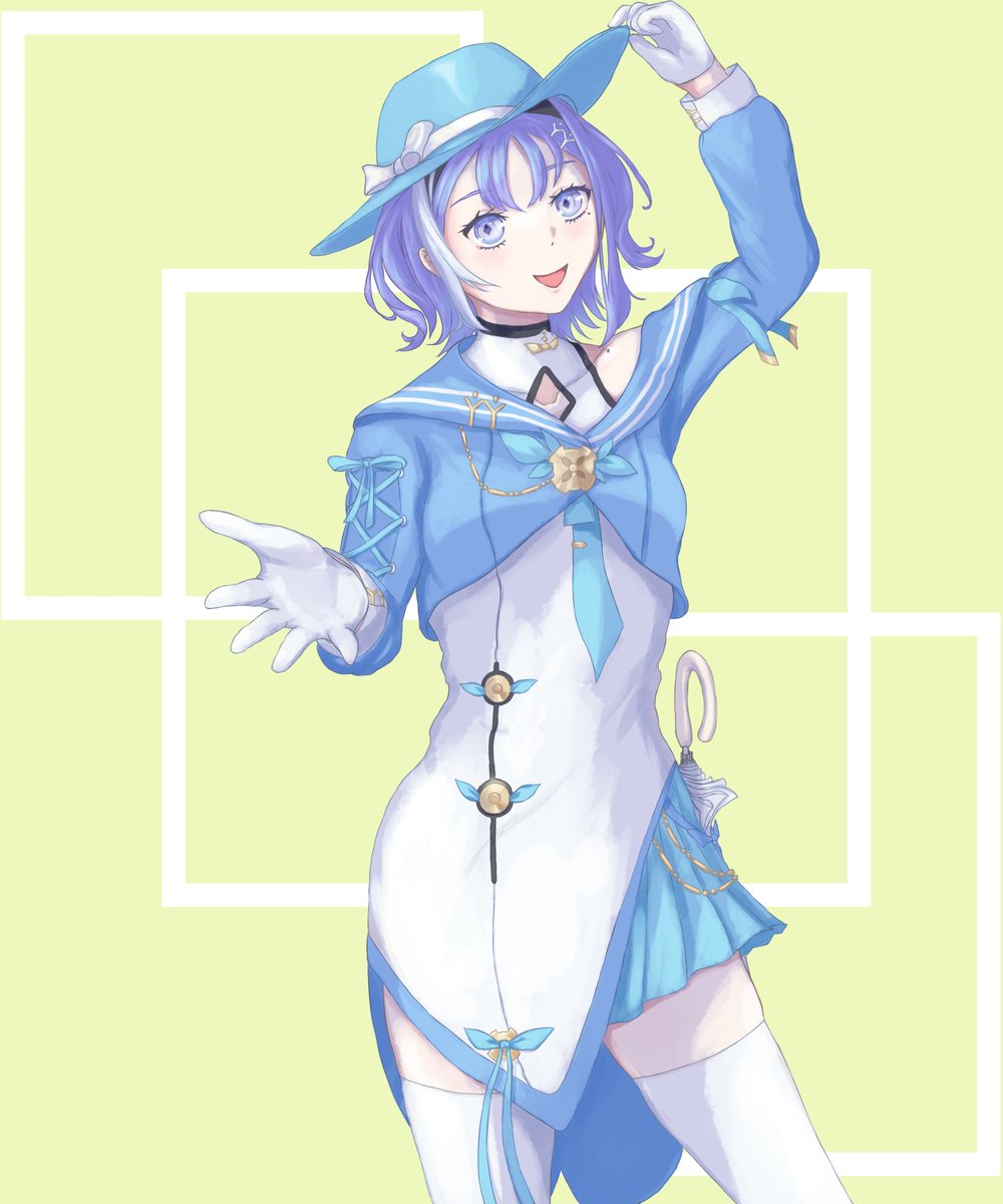 「いろいろあってかなり遅れてしまった誕生日記念絵です  #いざよ絵」|ぼっちいぬのイラスト