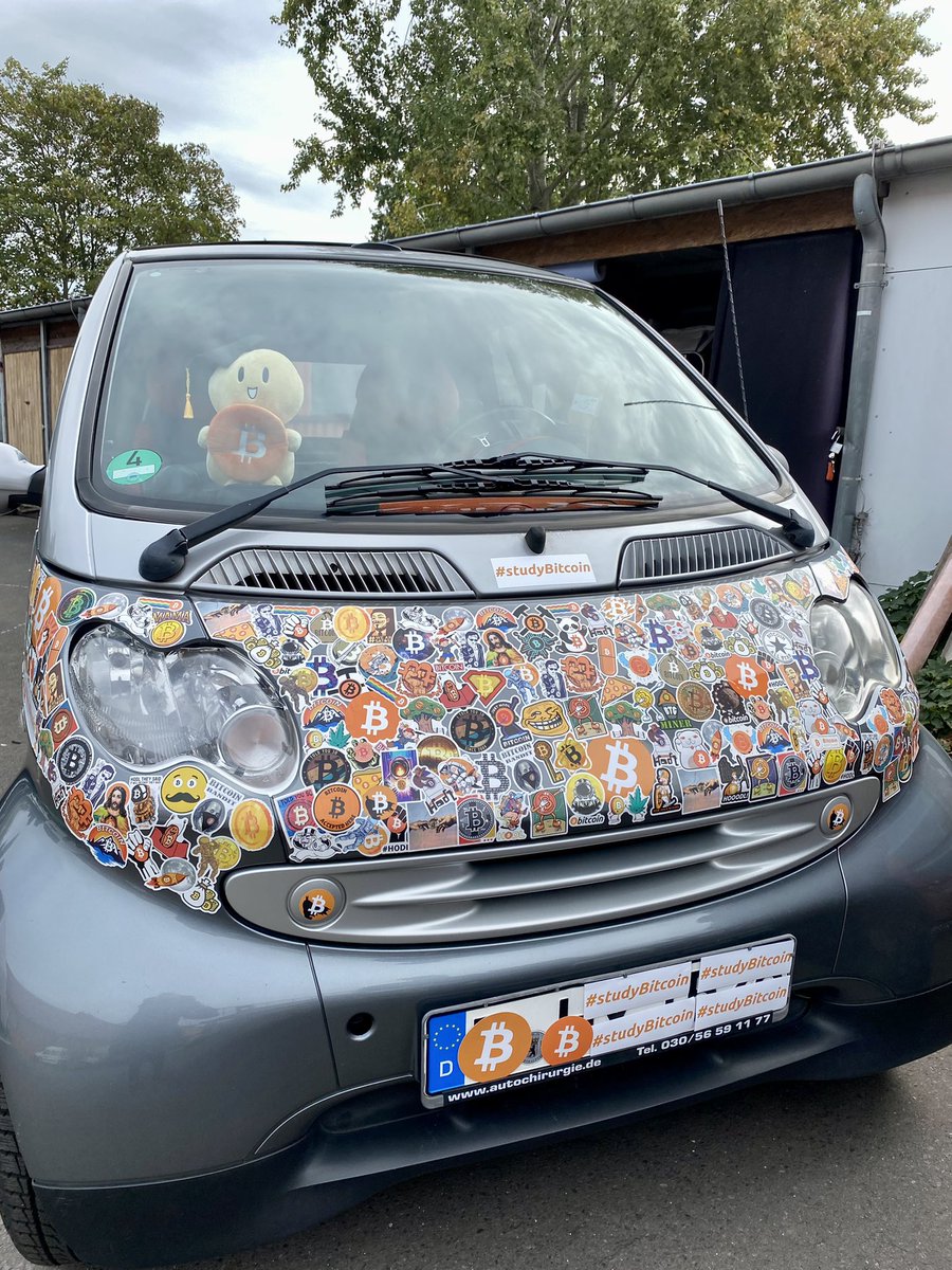bitman_crew's tweet photo. Preparing the #Bitmobil 😊 #studybitcoin #littlehodler #Bitcoin https://t.co/XWYX3LBlx8