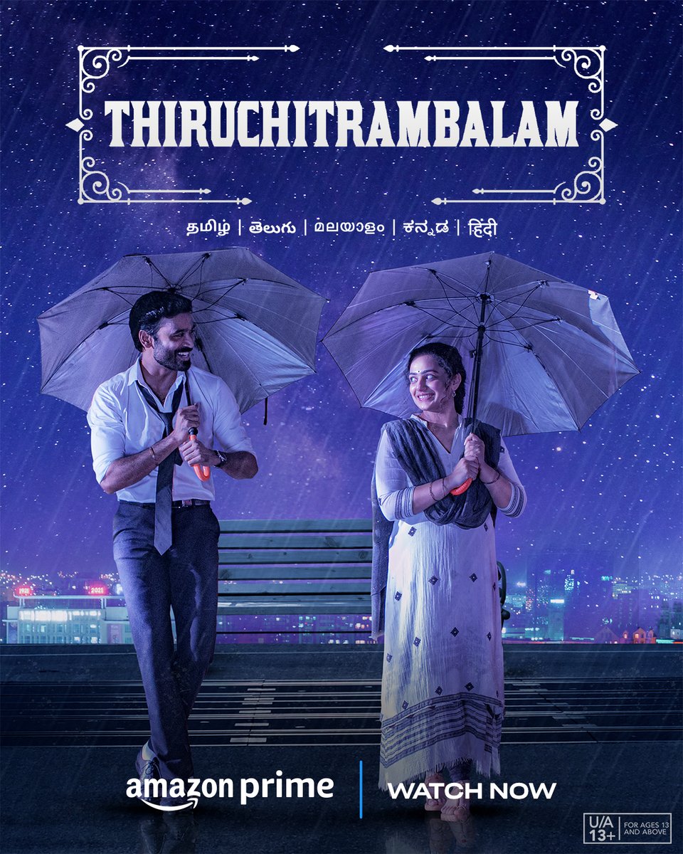 a tale of finding solace in the most unexpected places 🍃 #ThiruchitrambalamOnPrime, watch now bit.ly/Thiruchitramba…