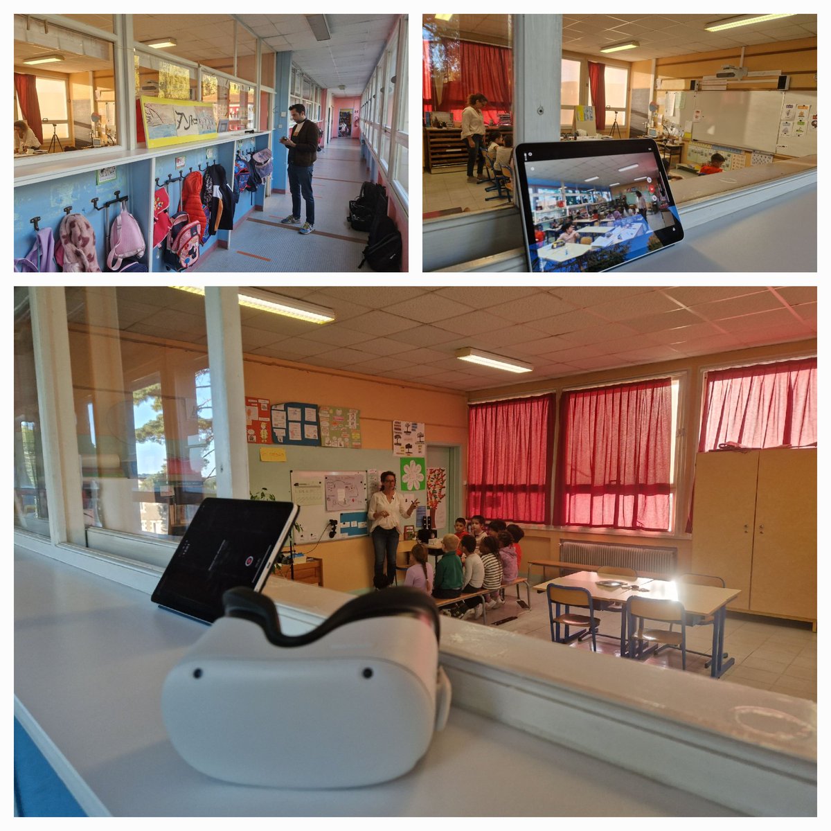 Les tournages se déploient avec le <a href="/pedagolab/">Pédagolab UP</a> en Charente dans le cadre du projet Demup de l <a href="/UnivPoitiers/">Université de Poitiers</a>
Au programme prises de vue 360 dans la classe et en dehors (EPS). Des contenus immersifs à utiliser avec ou sans casque pour la formation <a href="/INSPEacPoitiers/">INSPE de l’Académie de Poitiers</a>.