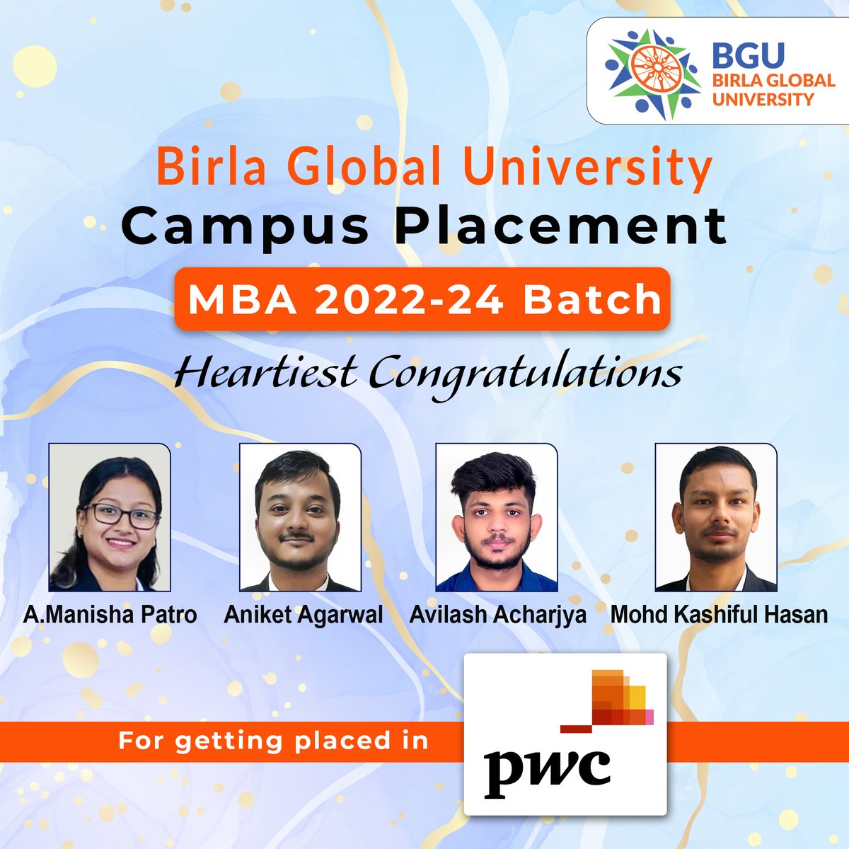 bgubbsr's tweet photo. We extend our heartfelt congratulations to our students for their outstanding achievements. We are truly proud of your accomplishments.
✅ Visit our website to know more: https://t.co/1JedhVMpKk
#BGU #Placement #job #CampusPlacement #PlacementAtBGU #student #mba #mbajob https://t.co/ik1XRW8HzC