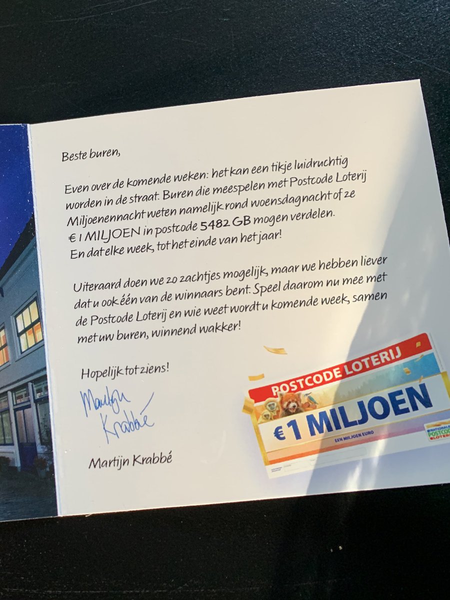 Tjanne's tweet photo. @VriendenLoterij Dit is een héle vervelende manier van marketing. Beetje inspelen op de angst van mensen om geld mis te lopen. En vervolgens zelf geld binnenharken. Nee, niet goed dit! https://t.co/xmnVRpkUGR
