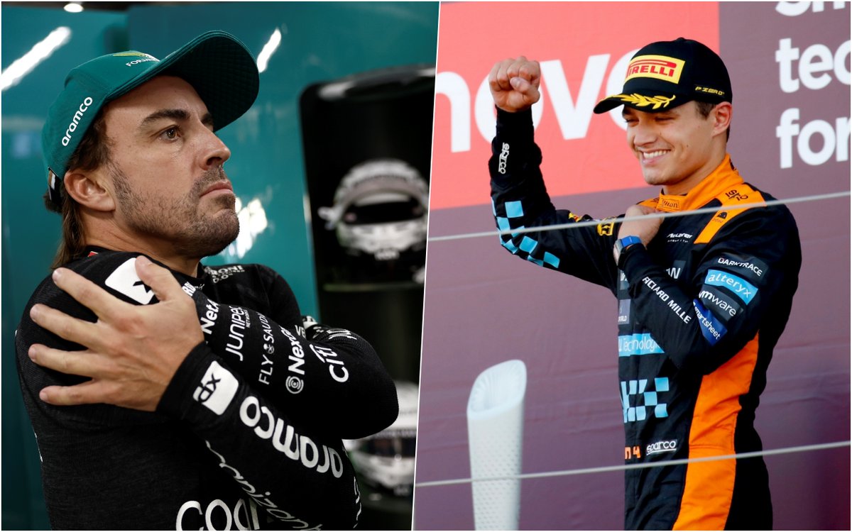 motorpuntoes's tweet photo. #F1 | Lando Norris se pica con Fernando Alonso: «Siempre se hace quedar bien a sí mismo o hace quedar mal a los demás»

https://t.co/mjW5S1Yjak

#FernandoAlonso #Fórmula1 @alo_oficial @LandoNorris @McLarenF1 @AstonMartinF1 https://t.co/q94ow8n0hT