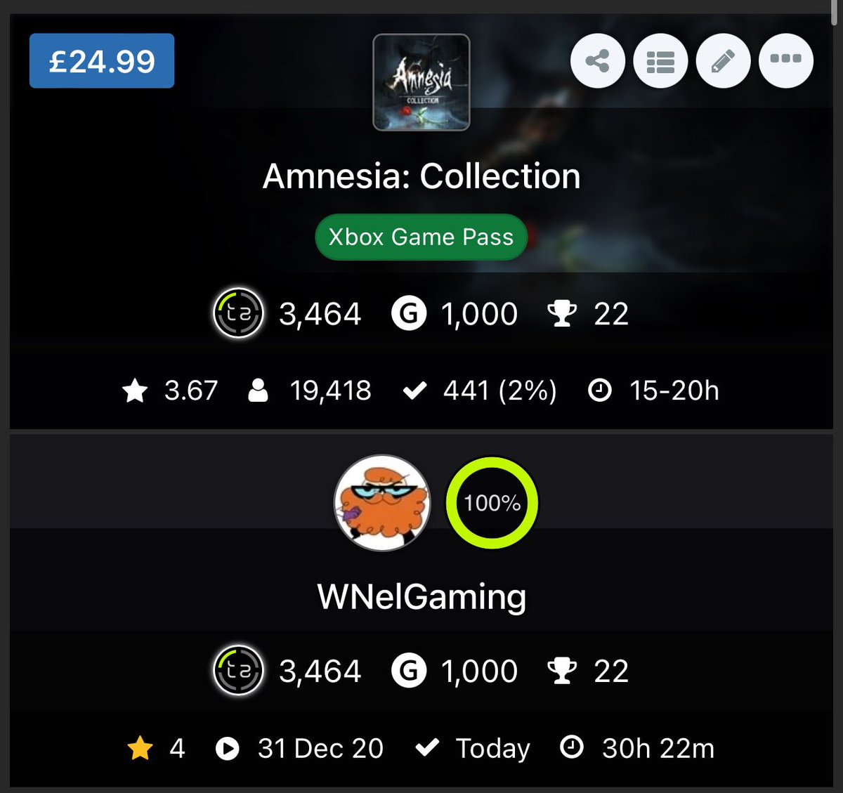 saddexter's tweet photo. Bought this a few years ago on @Cassabon1ta1’s recommendation and it’s fantastic. If you like horror games it’s a must, especially while it’s on Game Pass.

It definitely deserves the attention the latter ones have received! #AmnesiaCollection #Xbox https://t.co/IwQf7N4gcS