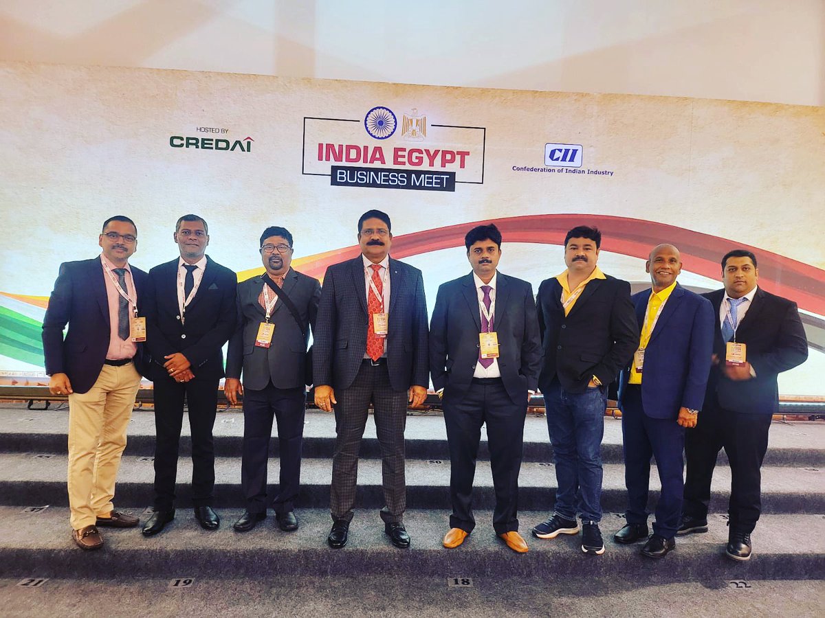 Members of CREDAI BHUBANESWAR attending the 21st CREDAI NATCON EGYPT.

<a href="/CREDAINational/">CREDAI National</a> 

#CREDAI #CREDAINational #CREDAINATCON2023 #NATCON2023 #IndianRealEstate #IndiaEgyptBusinessMeet #SharmElSheikh #Egypt #BusinessNetworking #Sponsor #CollaborativeOpportunities