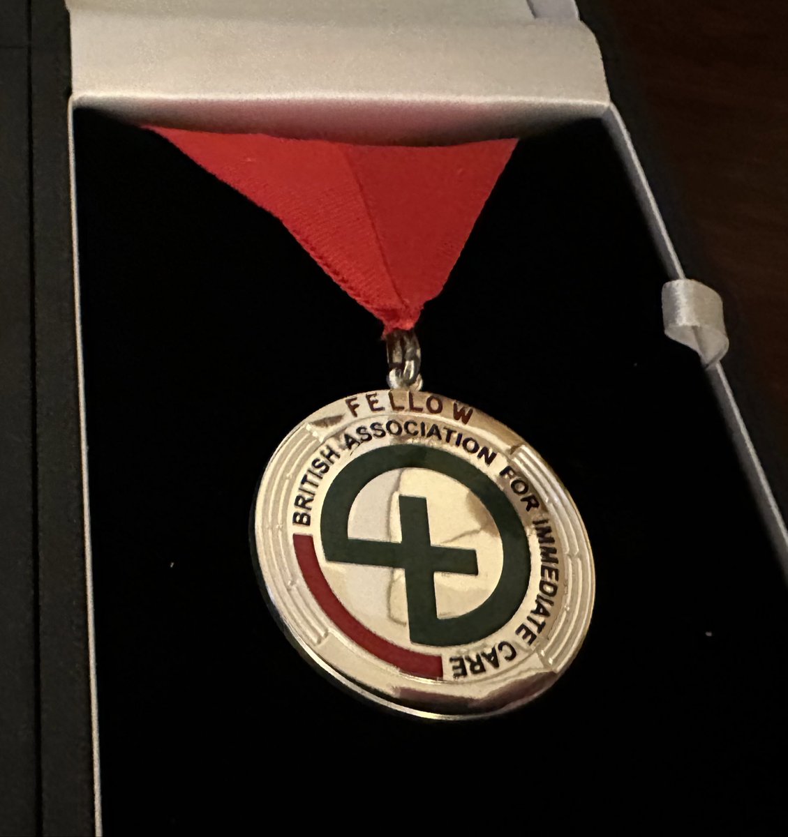 Final day as Chair of <a href="/BASICS_HQ/">BASICS_HQ</a>. Deeply honoured and humbled at the annual dinner last night to have been elected a #fellow of the Association. Total surprise !!