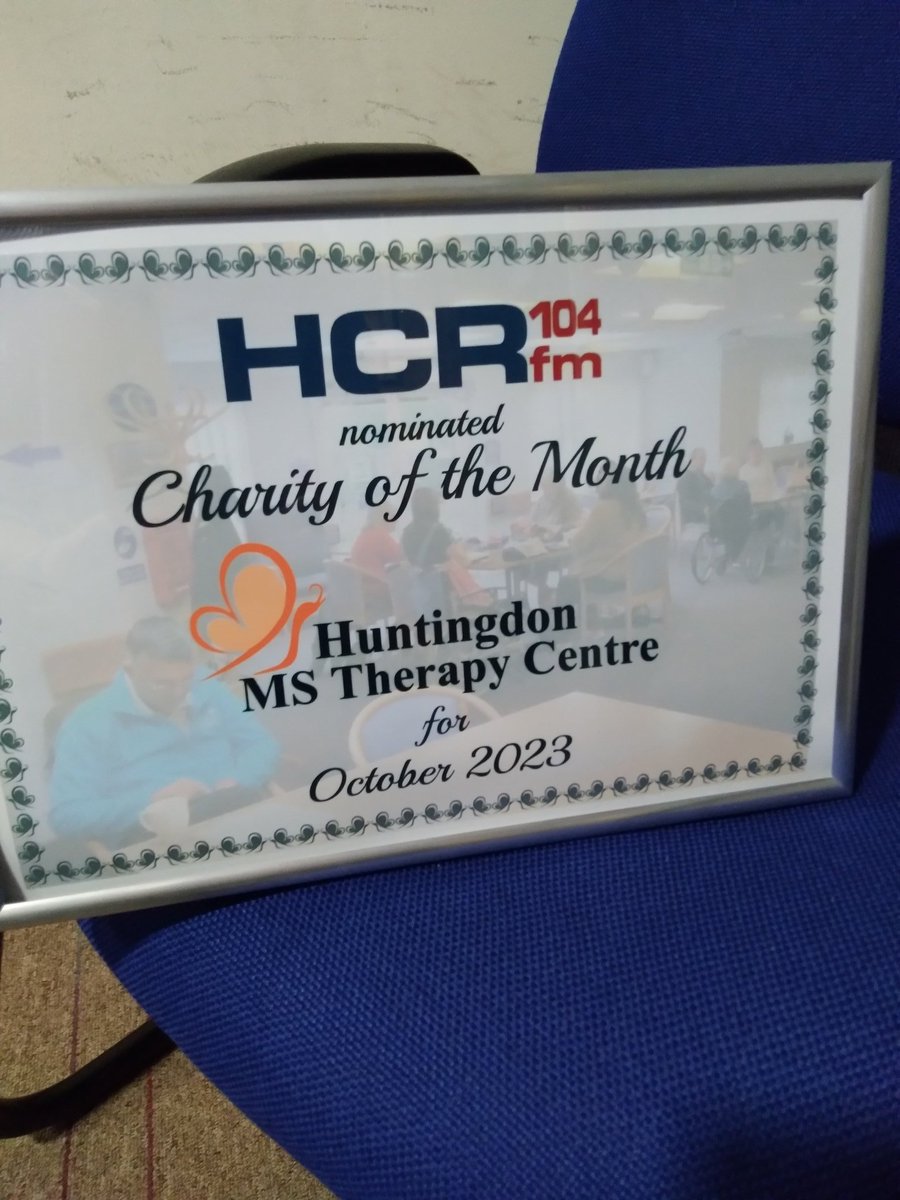 So proud that we are charity of the month . We need volunteers and Patrons