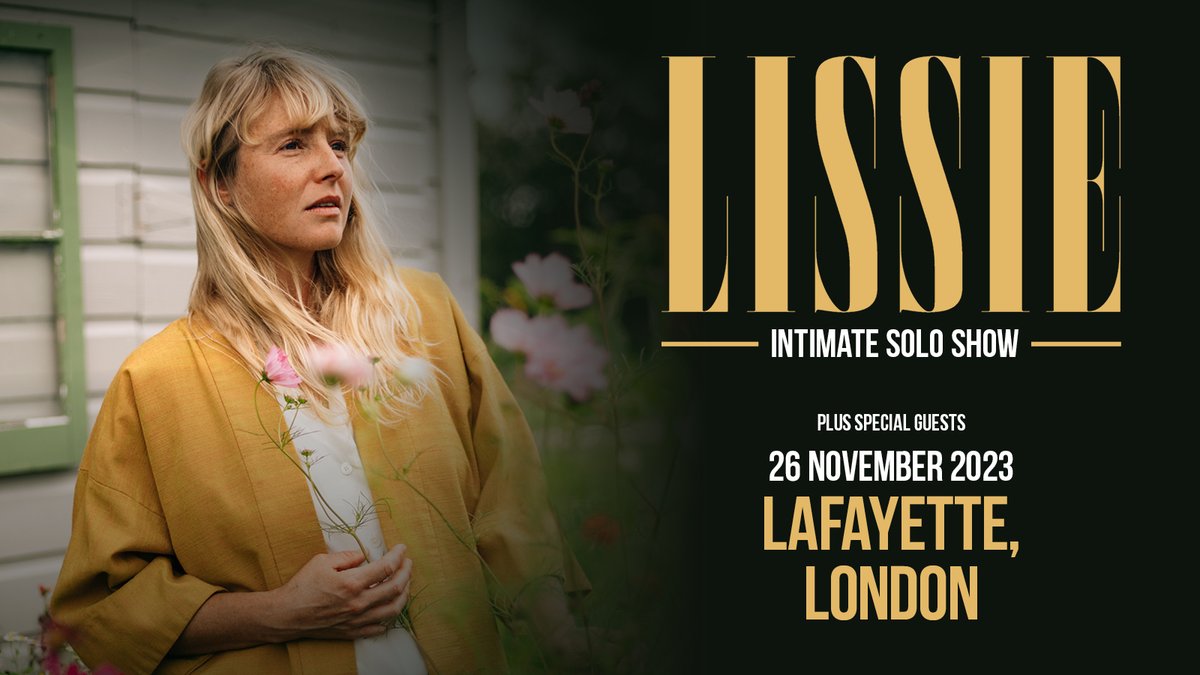 ON SALE: Acclaimed singer-songwriter @lissiemusic will play @LondonLafayette in November 🙌 Secure tickets 👉 livenation.uk/F6lV50PSmby