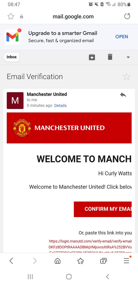 anthonyfdshaw's tweet photo. Just created a new email address as Curly Watts, 'signed for United' on their website, and was able to buy ticket in East Stand Tier 2 for the derby in 10 mins at an inflated price. Didnt cost me a penny to get to that stage and not a single check. #MUFC https://t.co/XqOBSVKIzH
