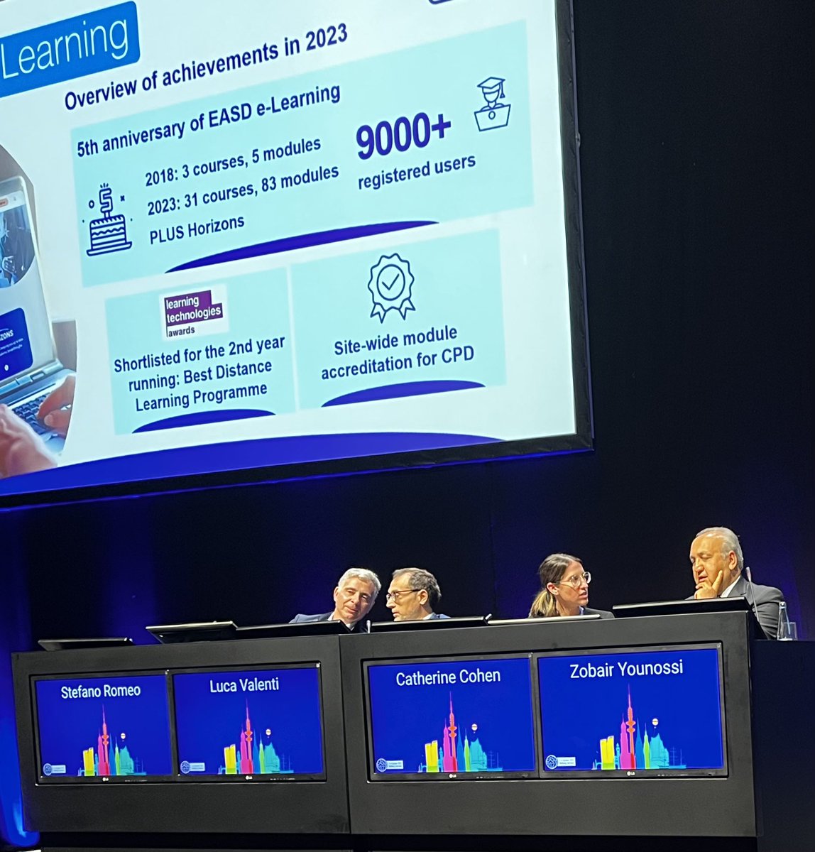 Great talks at #EASD2023 on the origins of fatty liver and hyperglycemia <a href="/dr_cioffi_cohen/">Catherine Cioffi Cohen, PhD, RDN</a> @center_LEAD