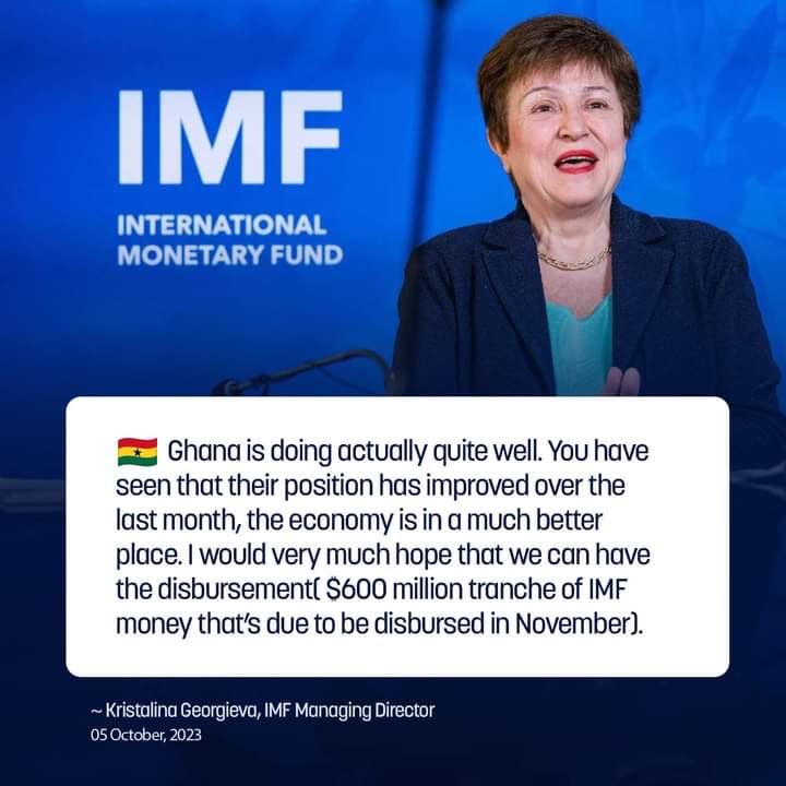 darks_andy's tweet photo. The second $600 million tranche might be disbursed in the first week of November. 

#TurnedTheCorner
#EntrenchingStability
#FosteringGrowth
#WeAreNPP 
#BuildingGhanaTogether https://t.co/EqEeohIkps