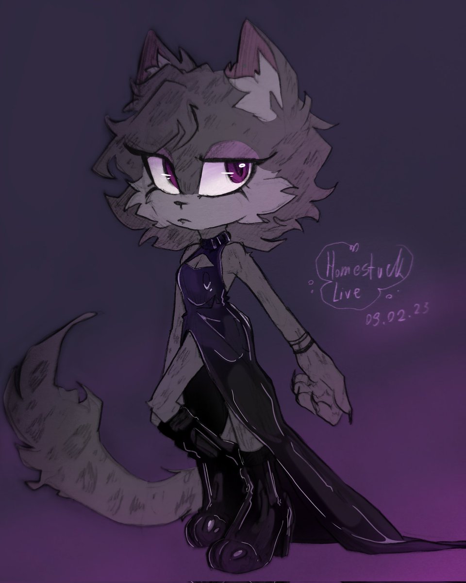 Radices_uwu's tweet photo. It was a sketch from a sketchbook.. 
#LesaTheCat #SonicOc https://t.co/yEKvBIzXvM