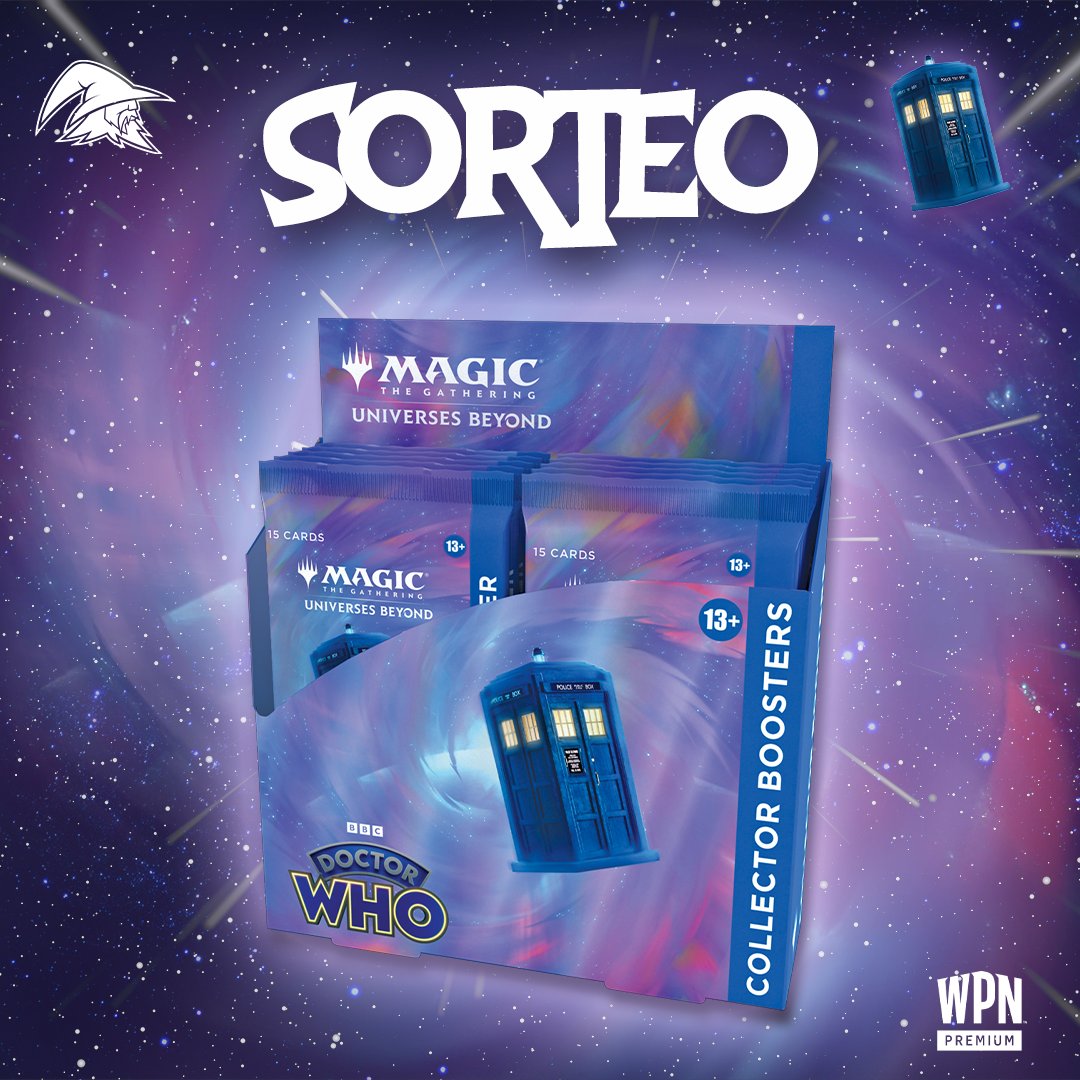 🎸 ¡Sorteamos una Caja de Collector de #MTGWHO!

¿Serás tú el que consiga hacerse con ella? ¡Sigue estos pasos y participa! ⤵️

🔹Síguenos
🔹Haz RT
🔹Etiqueta a 2 amigos

¡Tienes hasta las 09:59 del jueves día 13 de octubre para participar!
