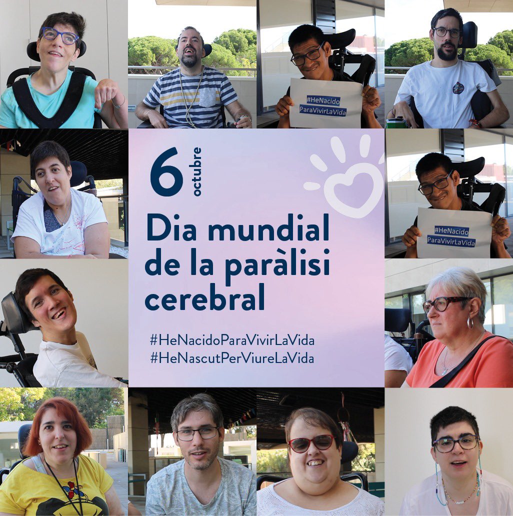 aspacecatalunya's tweet photo. Avui, 6 d'octubre, celebrem el Dia Mundial de la Paràlisi Cerebral 🌍

🗣️Des @aspacecatalunya ens esforcem diàriament per millorar la qualitat de vida de les persones amb Paràlisi Cerebral 🧠

#DiaMundialParàlisiCerebral #aspace #somaspace #atencióprecoç 
#HeNascutPerViureLaVida https://t.co/ogrbT7HBtS
