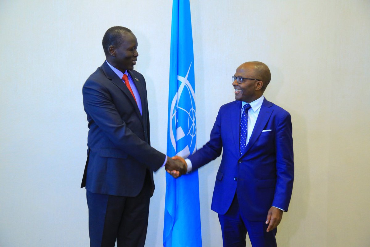 AdokGai's tweet photo. I had the pleasure of meeting @ITUBDTDirector Dr. Cosmas Zavazava, at the ITURDF for Africa! We discussed @NcaSsd efforts to bridge the digital divide &amp; enhance the capacity of our national Cyber Incident Response Team (CIRT) thro CapacityBuilding. #ConnectingSSD #SSOT https://t.co/HVKCqNnD6d