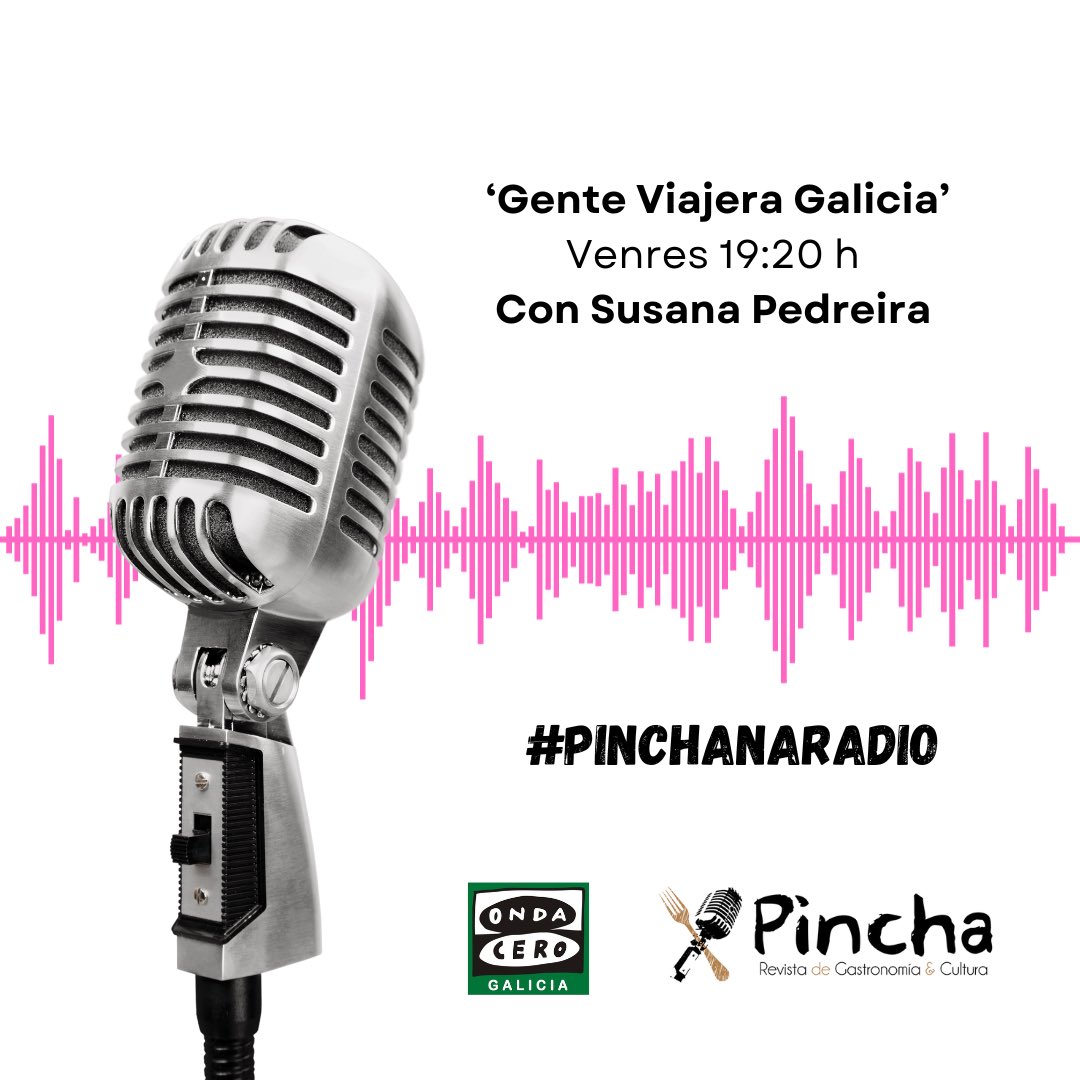 Hoxe toca #pinchanaradio 😁📻

<a href="/SuPedre/">Susana Pedreira Buján</a> <a href="/GVGaliciaOC/">Galicia Viajera</a>