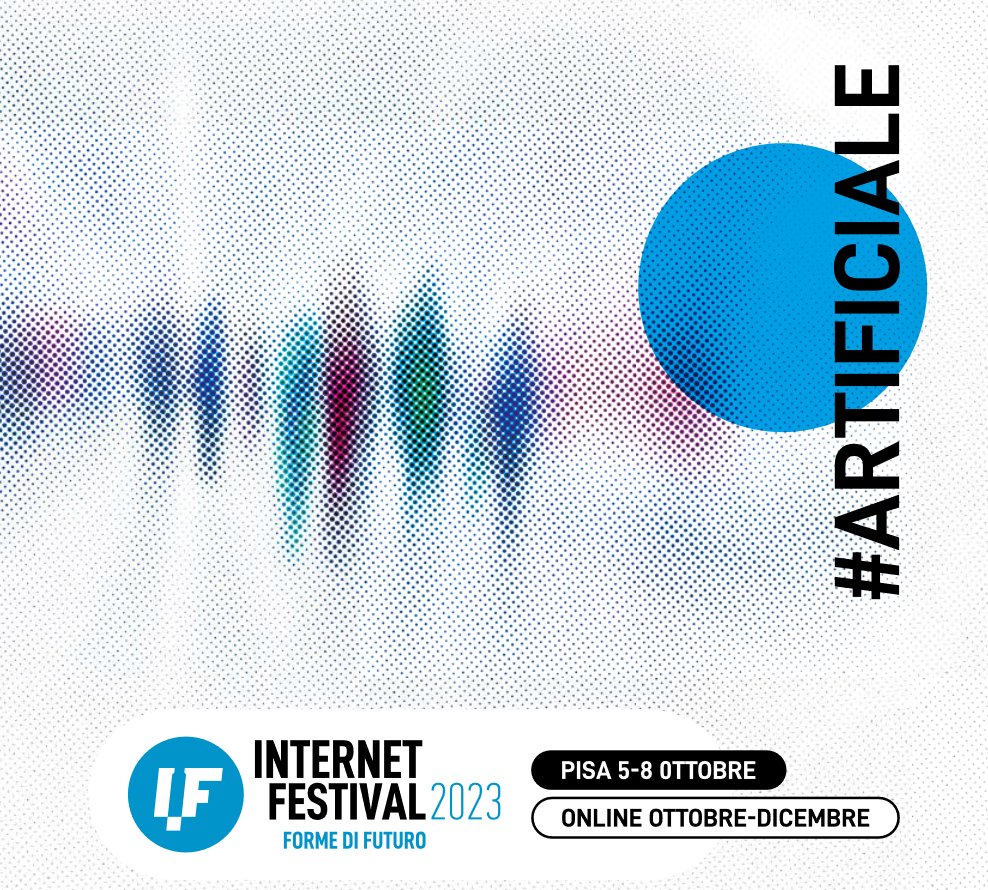 CDEunimol's tweet photo. 📌Per la rubrica #NonCadereNellaRete #CDEunimol segnaliamo: "#InternetFestival: forme di futuro", #Pisa, 5-8/10 @Internetfest @FSToscana con @regionetoscana, @Unipisa, @CNRsocial_  
Info👉https://t.co/mXGSzriTwd
Booklet👉https://t.co/4zPtthKNRn
#internet #IntelligenzaArtificiale https://t.co/2KTnxuYVUe