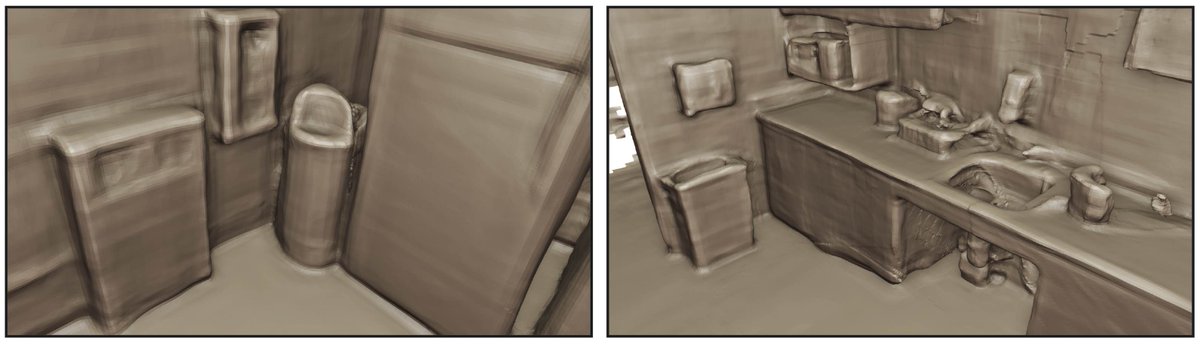 Presenting FineRecon, a SOTA method that directly regresses scene-level 3D geometry from posed multi-view images without any iterative optimization.   Come to our #ICCV2023 poster in Foyer Sud - 079 at 10.30am.

code: github.com/apple/ml-finer…