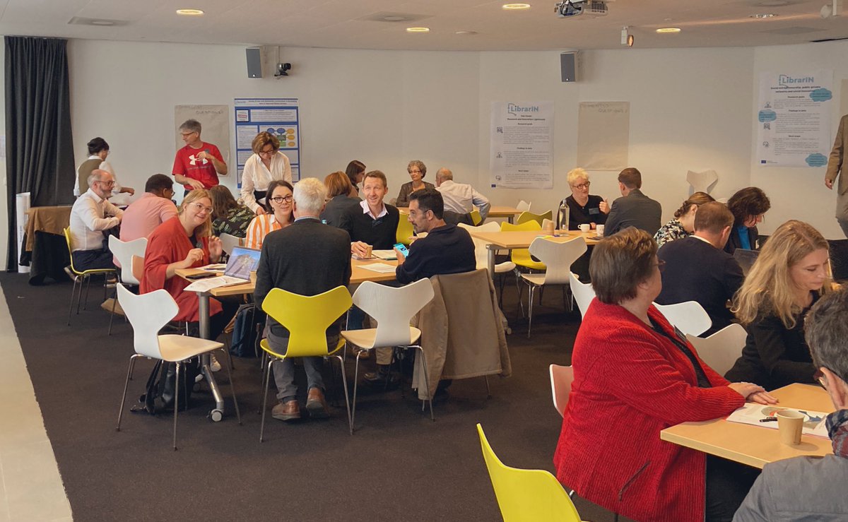 📢 The 1st #librarin_eu Stakeholder Panel meeting is about to start. 25+ library stakeholders from all over Europe have joined the project members for a day, at the <a href="/VUamsterdam/">Vrije Universiteit Amsterdam (inactief)</a>, to share their experiences and expertise, and co-create new library initiatives.