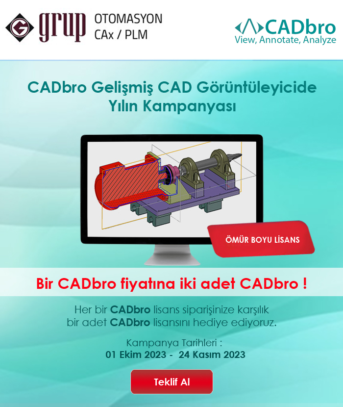 GRUPOTOMASYON's tweet photo. CADbro Gelişmiş CAD Görüntüleyicide Yılın Kampanyası
https://t.co/tJXnBY89Fp
#ZW3D #ZWSoft #GrupOtomasyon #CADbro #CAM #CAD #Software #viewer #yazilim #engineering #yazılımlisans
@ZWSOFT https://t.co/Z3sEshB1jX