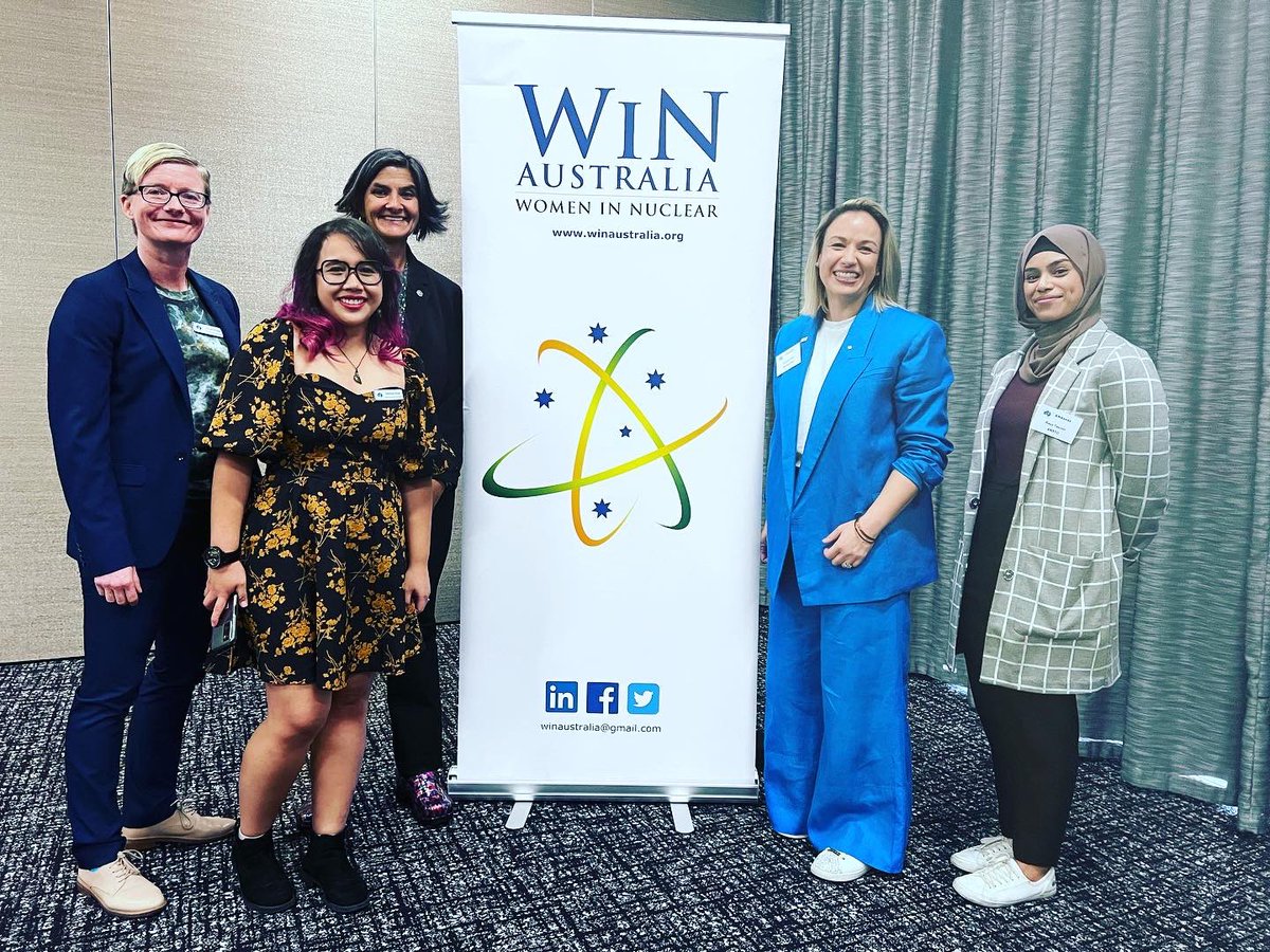 We’ve had a great day at the Australian Nuclear Association conference today! Great job ANA! 👏 @AustNuclear Here are some WiN Australia members with the fabulous powerhouse Rita Baranwal from @WECNuclear