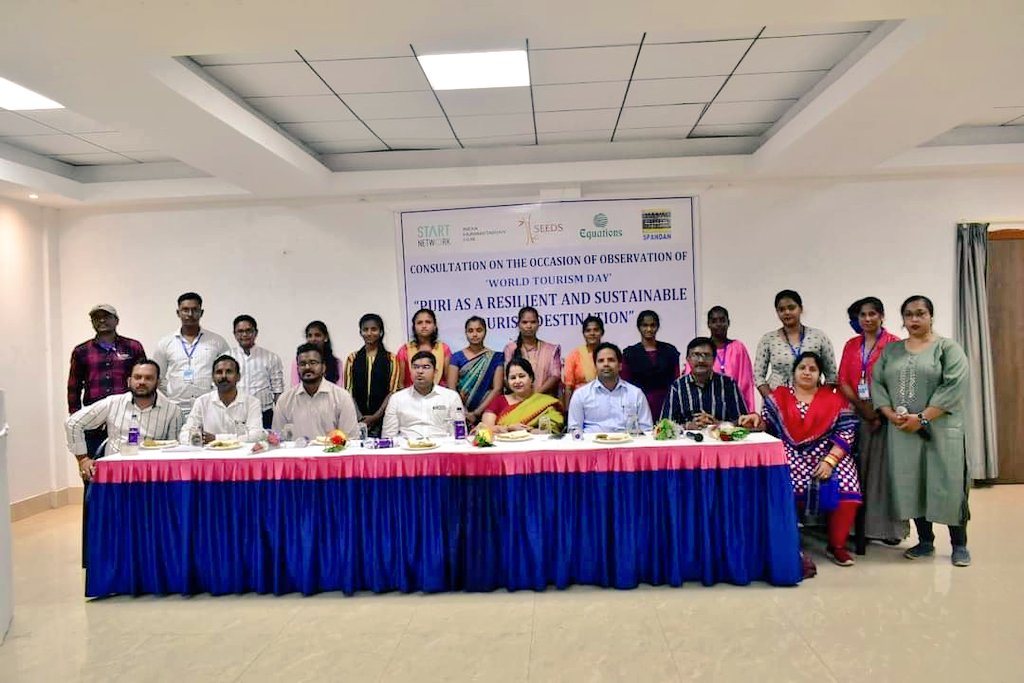 SpandanOdisha's tweet photo. Consultation on how to develop Puri as a resilient and sustainable tourism destination-organised by Spandan on the occasion of #WorldToursimDay2023 with various stakeholders @Puri_Official @SeedsIndia @StartNetwork #Indiahumanitarianhub @SaswataKumarMo1 @BarsharaniMish2 @DeyDurga https://t.co/AqCwYGKZHp