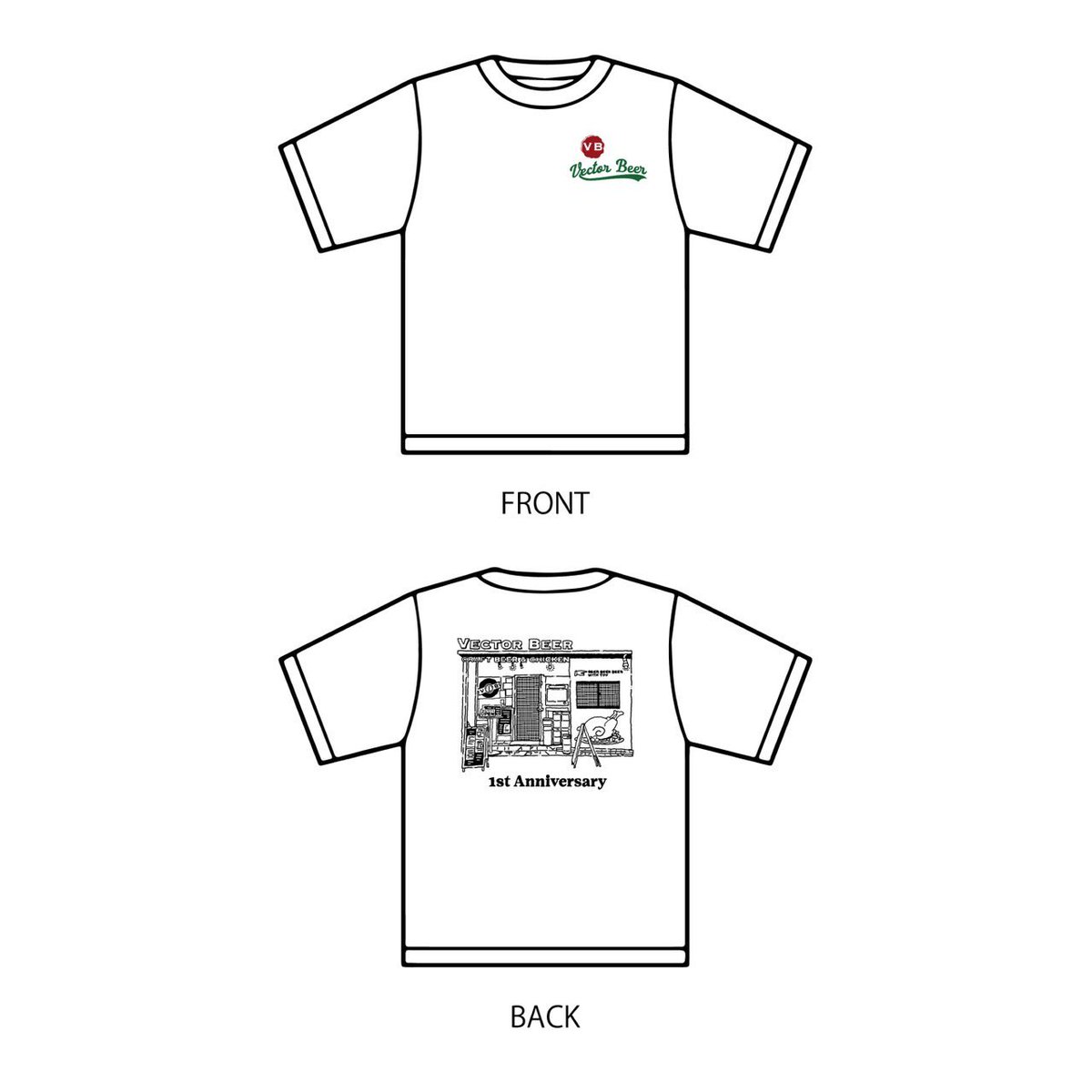 BeerVector's tweet photo. 1周年記念オリジナルTシャツ予約受付中❗️

 #craftbeer⠀
 #craftbeer好きな人と繋がりたい⠀
 #beer⠀
 #ビール好きな人と繋がりたい⠀
 #クラフトビール⠀
 #大森⠀
 #大森グルメ⠀
 #vectorbeer⠀
 #vectorbrewing⠀
 #vectorbeer大森店 https://t.co/EE4epKDdtx