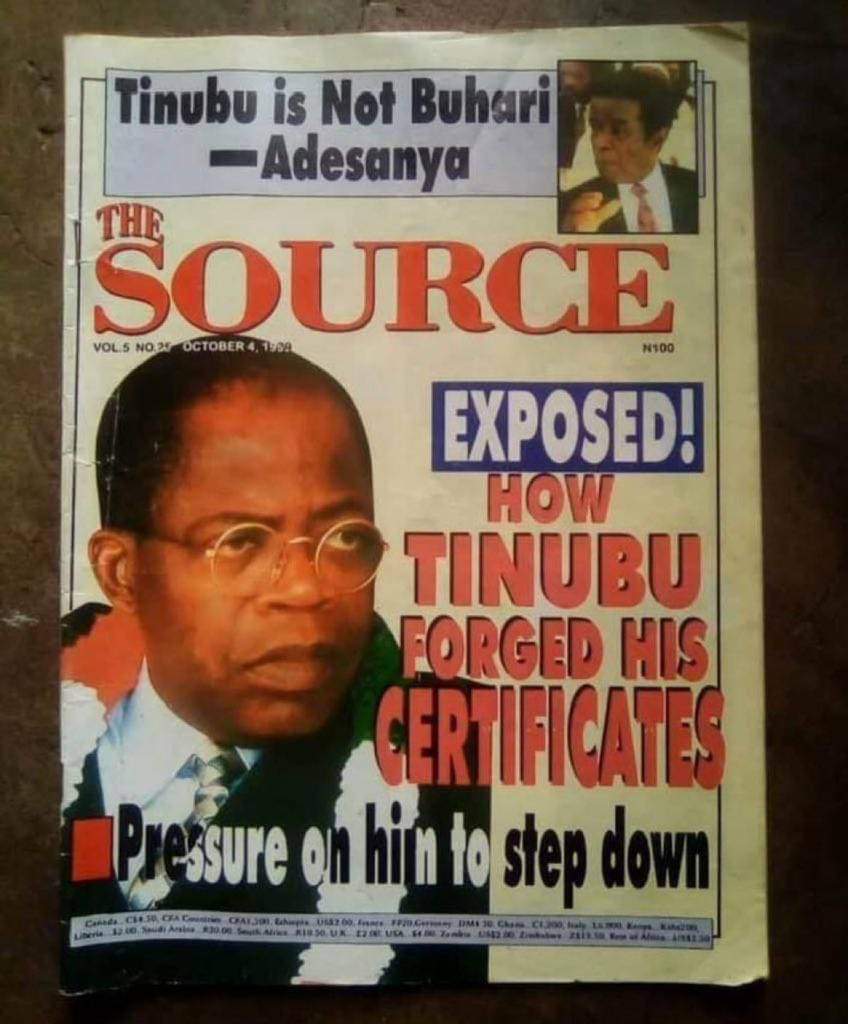 BenjaminAchi75's tweet photo. Gani Fawehinmi knew this long ago, and raised alarm back then. It's now public knowledge, thanks to the likes of @DavidHundeyin. Whatever happens at the supreme court, 2023 would go down in history as the year Nigeria had a breathing FRAUD occupy the highest office in the land. https://t.co/kbY82O2NoQ
